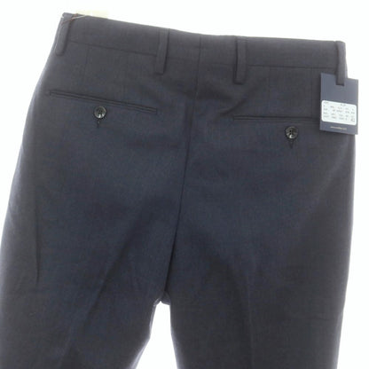 【中古】【未使用】ジェルマーノ GERMANO BEAMS F別注 ストレッチ ウールポリエステル ドレススラックスパンツ グレイッシュネイビー【 42 】【 状態ランクS 】【 メンズ 】