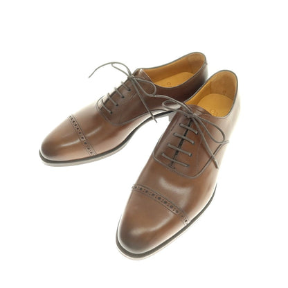 【中古】【未使用】オリエンタル Oriental ストレートチップ ドレスシューズ ブラウン【 6 】【 状態ランクS 】【 メンズ 】