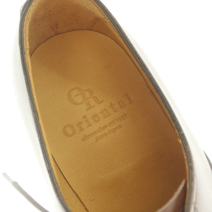 【中古】【未使用】オリエンタル Oriental ストレートチップ ドレスシューズ ブラウン【 6 】【 状態ランクS 】【 メンズ 】