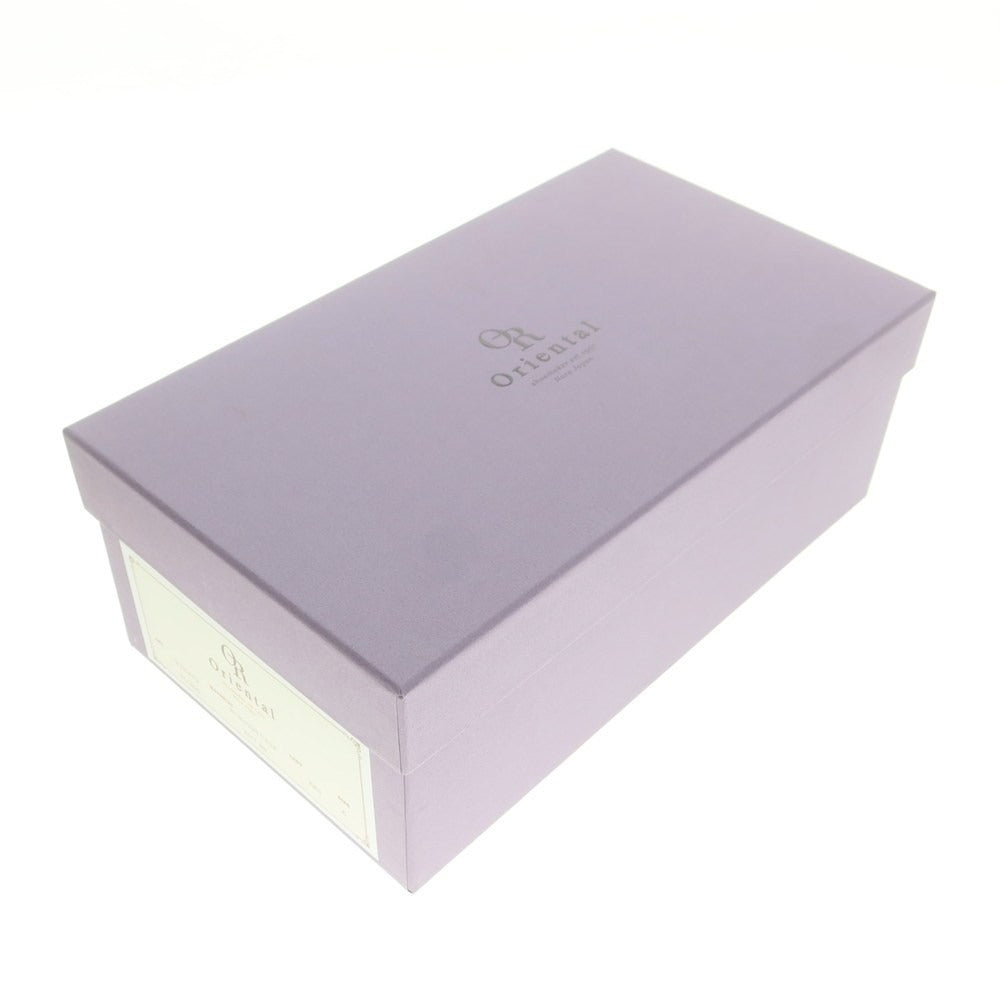 【中古】【未使用】オリエンタル Oriental ストレートチップ ドレスシューズ ブラウン【 6 】【 状態ランクS 】【 メンズ 】