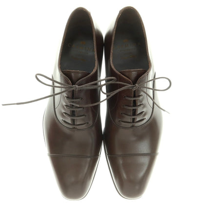 【中古】【未使用】カルミナ CARMINA ストレートチップ ドレスシューズ ダークブラウン【 6 】【 状態ランクS 】【 メンズ 】