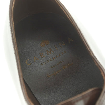 【中古】【未使用】カルミナ CARMINA ストレートチップ ドレスシューズ ダークブラウン【 6 】【 状態ランクS 】【 メンズ 】