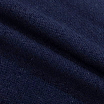 【中古】セッテフィーリ カシミア Settefili Cashmere カシミヤ Vネック プルオーバーニット ネイビー【 44 】【 状態ランクC 】【 メンズ 】
