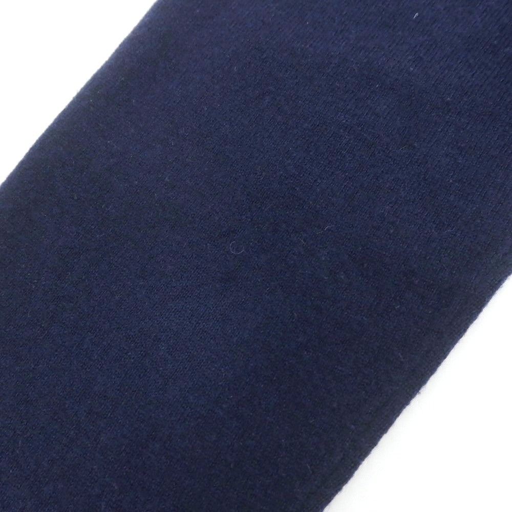 【中古】セッテフィーリ カシミア Settefili Cashmere カシミヤ Vネック プルオーバーニット ネイビー【サイズ44】【 状態ランクC 】【 メンズ 】 [DPD]