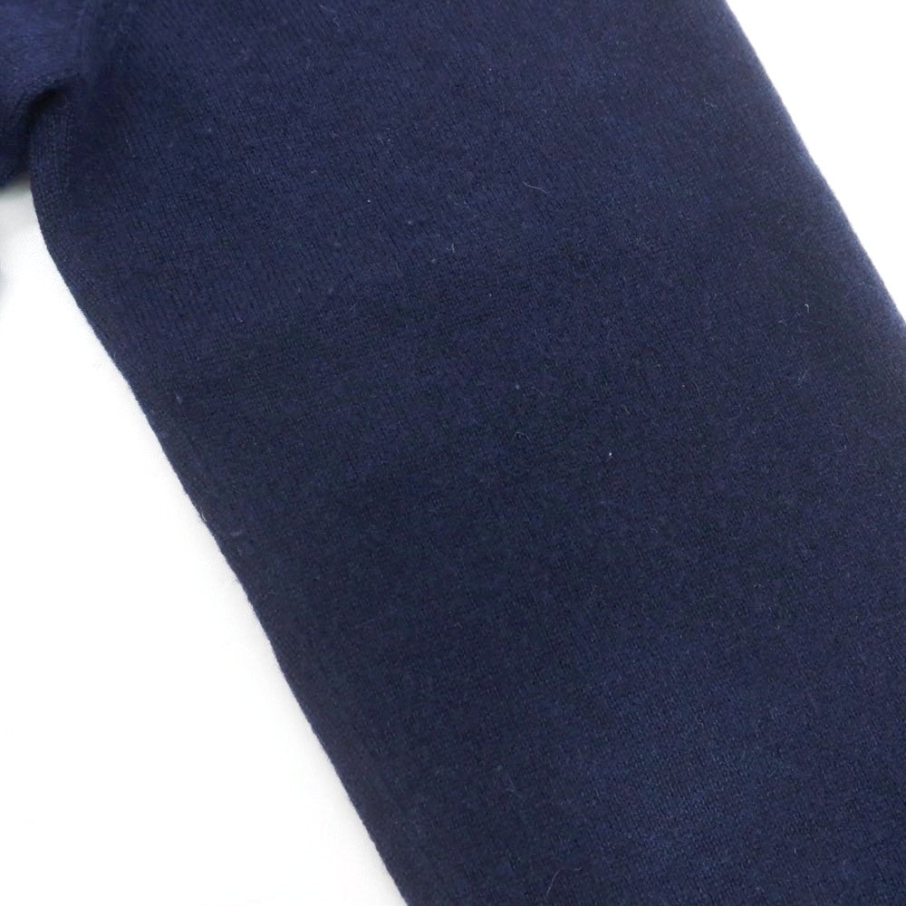 【中古】セッテフィーリ カシミア Settefili Cashmere カシミヤ Vネック プルオーバーニット ネイビー【サイズ44】【 状態ランクC 】【 メンズ 】 [DPD]