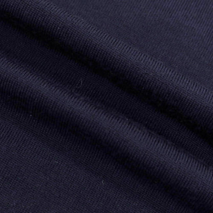 【中古】フェデーリ FEDELI ハイゲージ SUPER140’S ウール クルーネック プルオーバーニット ネイビー【 44 】【 状態ランクB 】【 メンズ 】