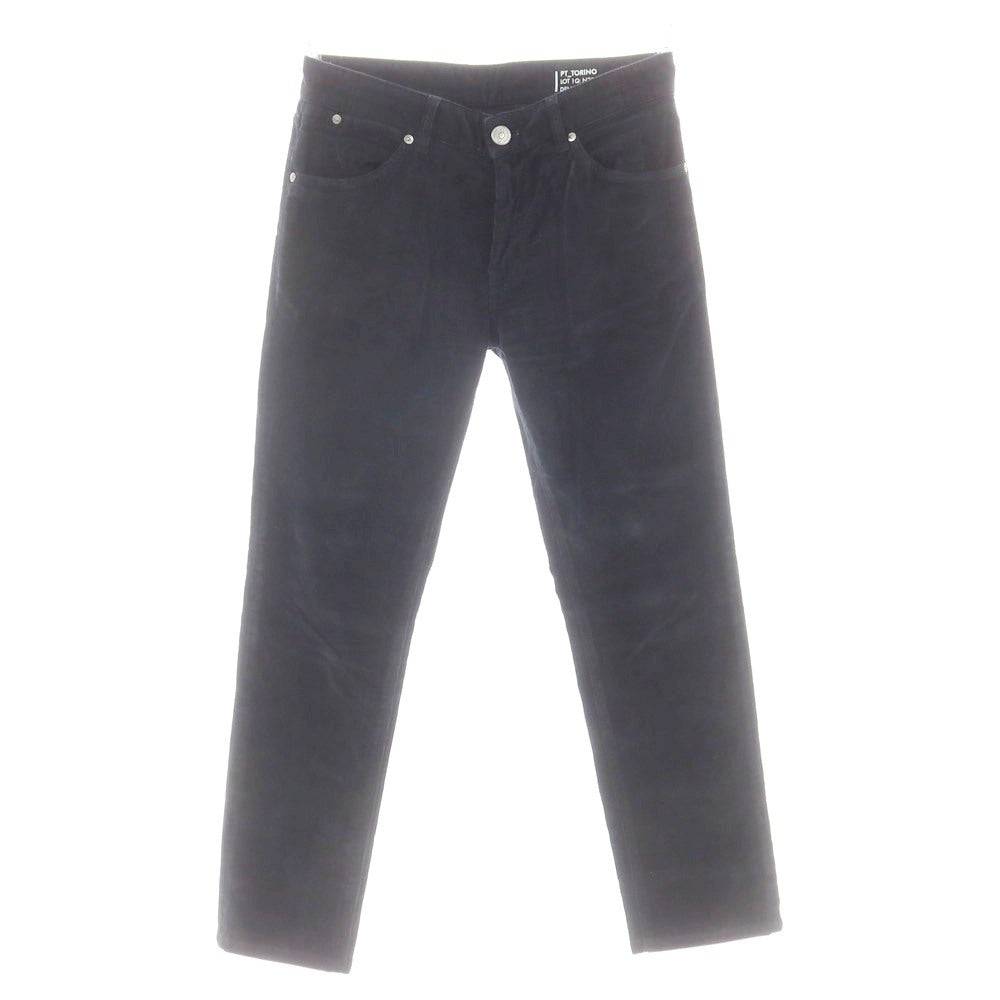 【中古】ピーティートリノ デニム PT TORINO DENIM SWING ストレッチ コットン コーデュロイパンツ ブラック【サイズ29】【 状態ランクB 】【 メンズ 】 [DPD]
