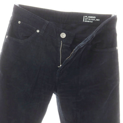 【中古】ピーティートリノ デニム PT TORINO DENIM SWING ストレッチ コットン コーデュロイパンツ ブラック【 29 】【 状態ランクB 】【 メンズ 】