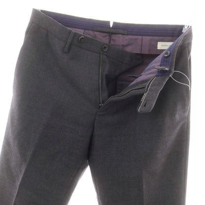 【中古】インコテックス INCOTEX SUPER120’S ウール ドレススラックスパンツ ダークグレー【 44 】【 状態ランクB 】【 メンズ 】