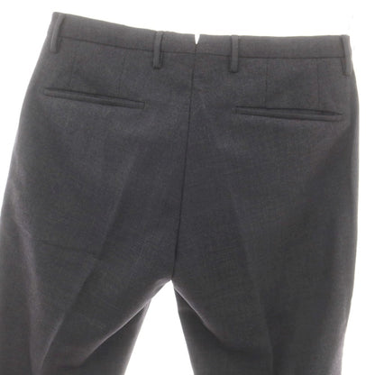 【中古】インコテックス INCOTEX SUPER120’S ウール ドレススラックスパンツ ダークグレー【 44 】【 状態ランクB 】【 メンズ 】