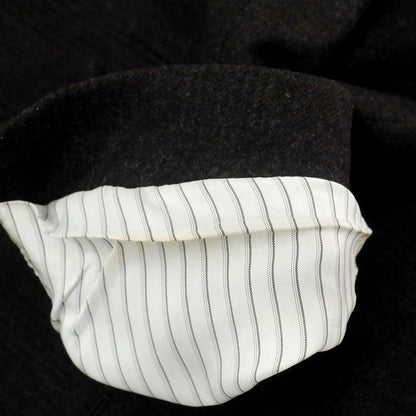 【中古】ラルディーニ LARDINI ウールナイロン テーラードジャケット ダークブラウンxブラック【 50 】【 状態ランクC 】【 メンズ 】