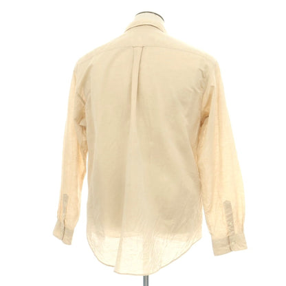 【中古】アーバンリサーチ URBAN RESEARCH コットンリネン レギュラーカラー カジュアルシャツ ベージュ【 L 】【 状態ランクB 】【 メンズ 】