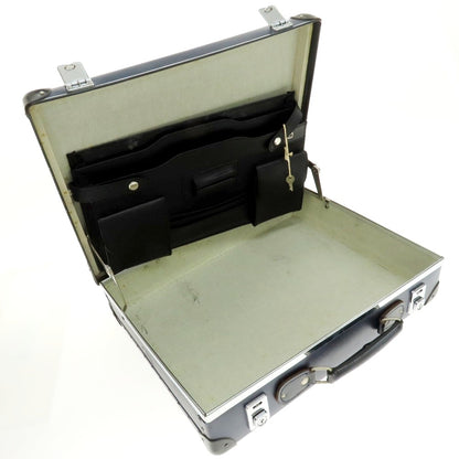 【中古】グローブトロッター GLOBE TROTTER アタッシュケース ネイビー【 状態ランクD 】【 メンズ 】