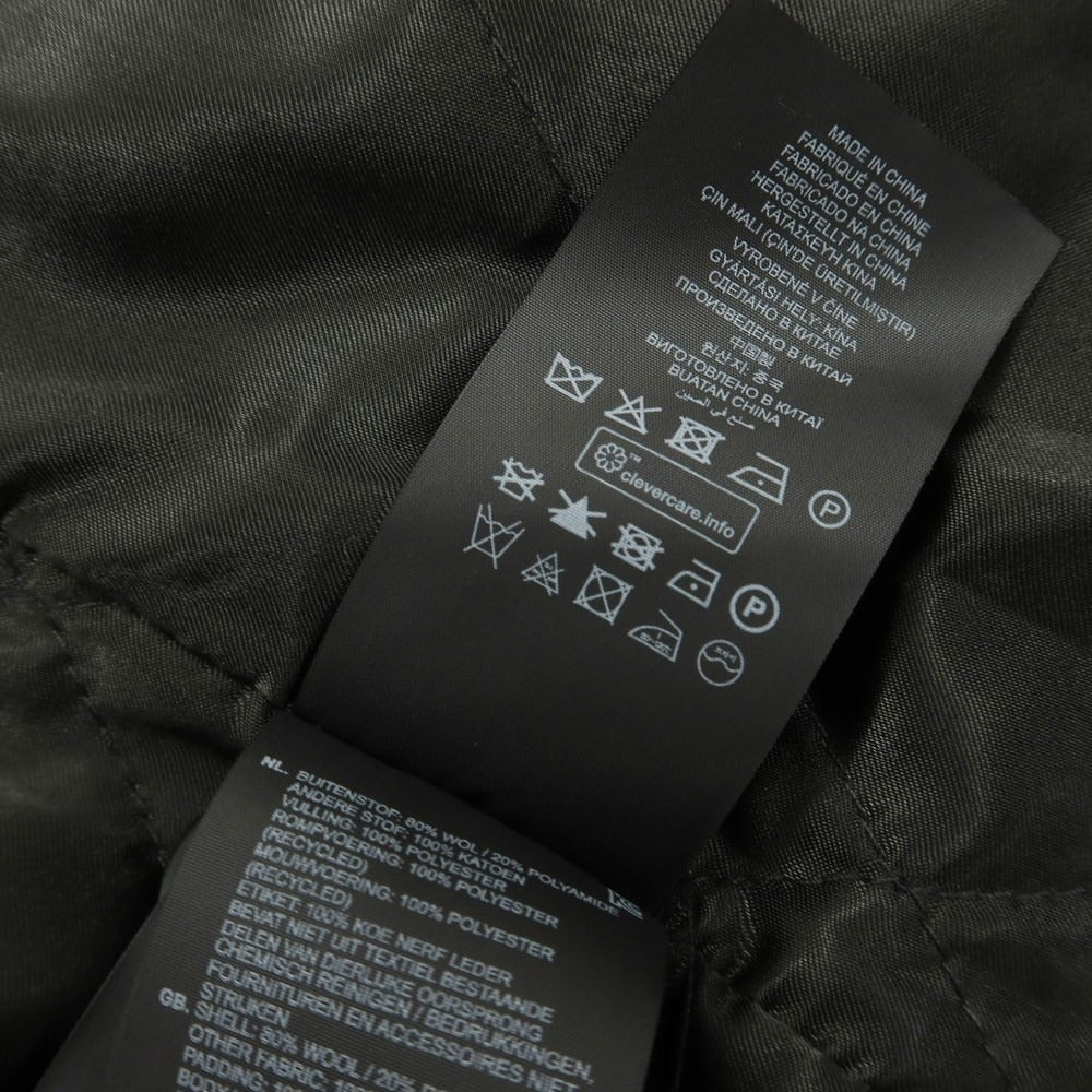 【中古】ジースターロウ G-STAR RAW ウールナイロン チェック ステンカラーコート ブルーxベージュ【サイズXS】【 状態ランクC 】【 レディース 】 [DPD]