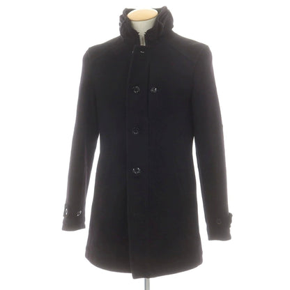 【中古】ジースターロウ G-STAR RAW ウールポリエステル スタンドカラーコート ブラック【サイズXS】【 状態ランクC 】【 メンズ 】 [DPD]