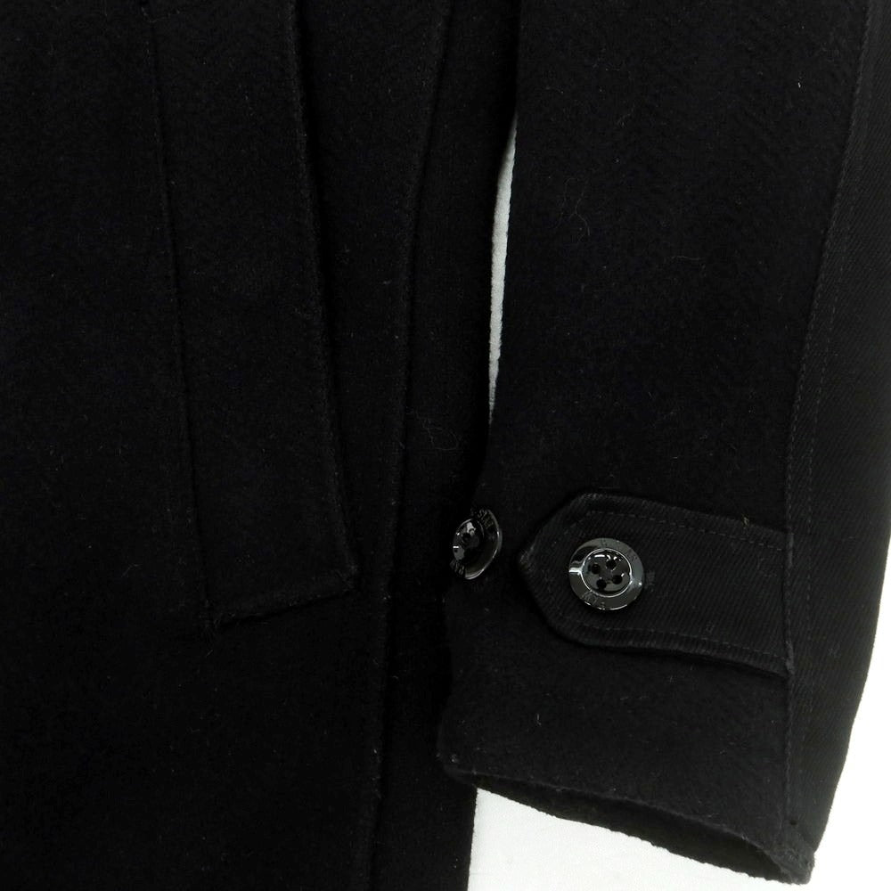 【中古】ジースターロウ G-STAR RAW ウールポリエステル スタンドカラーコート ブラック【サイズXS】【 状態ランクC 】【 メンズ 】 [DPD]