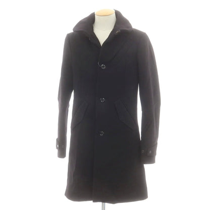 【中古】ジースターロウ G-STAR RAW ウールナイロン ラウンドカラーコート ブラック【 XS 】【 状態ランクC 】【 メンズ 】