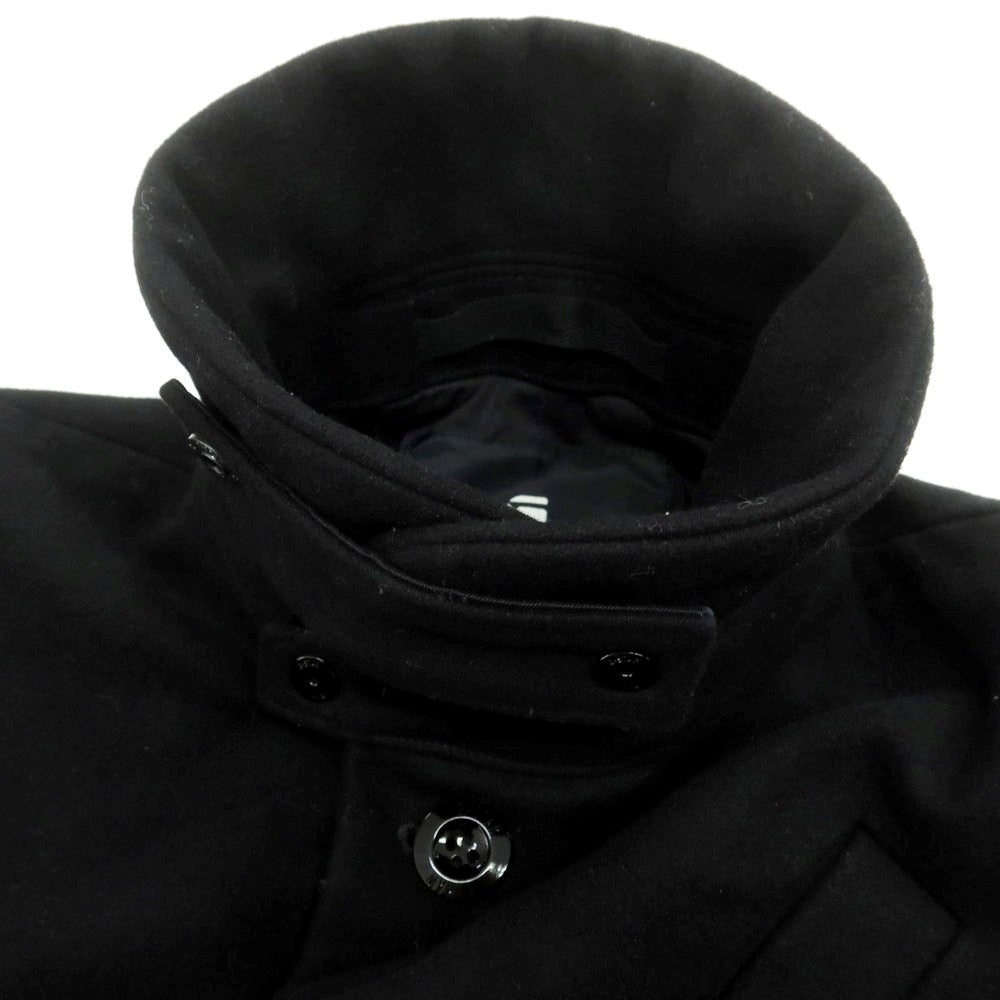 【中古】ジースターロウ G-STAR RAW ウールナイロン ラウンドカラーコート ブラック【サイズXS】【 状態ランクC 】【 メンズ 】 [DPD]