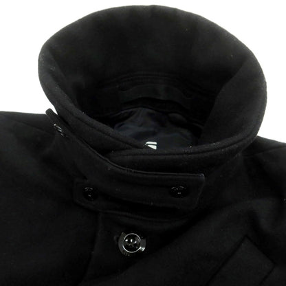 【中古】ジースターロウ G-STAR RAW ウールナイロン ラウンドカラーコート ブラック【 XS 】【 状態ランクC 】【 メンズ 】