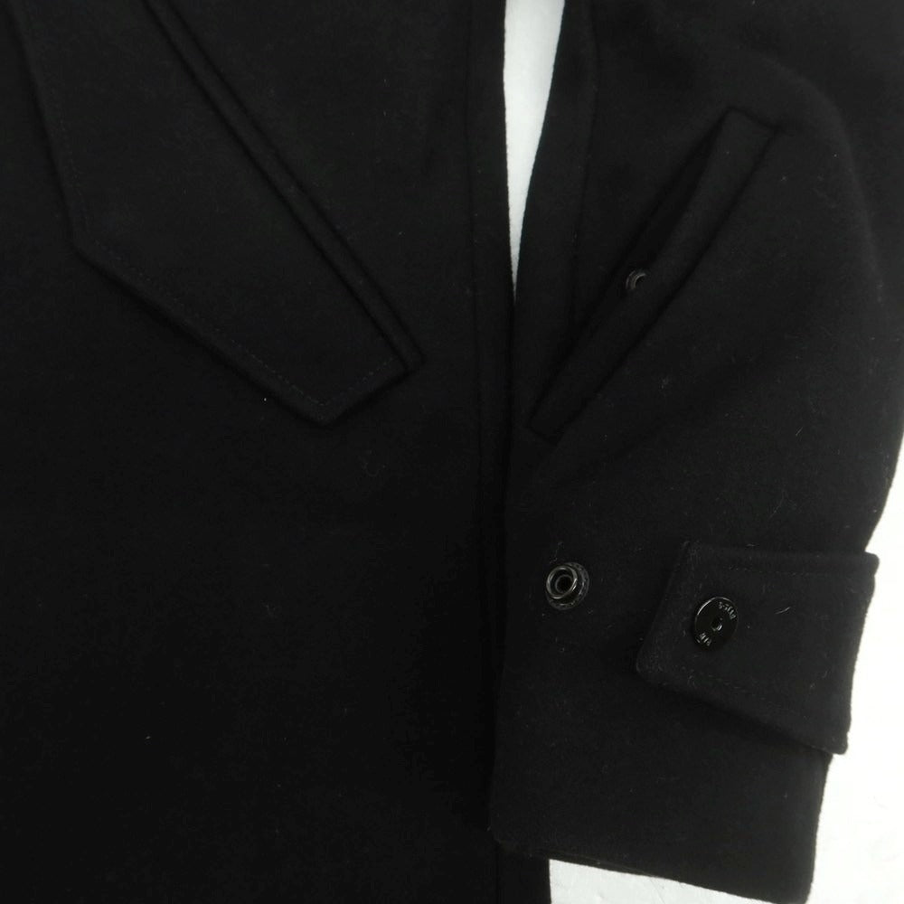 【中古】ジースターロウ G-STAR RAW ウールナイロン ラウンドカラーコート ブラック【サイズXS】【 状態ランクC 】【 メンズ 】 [DPD]