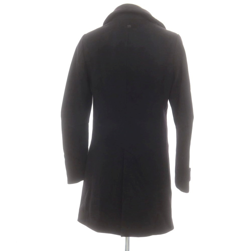 【中古】ジースターロウ G-STAR RAW ウールナイロン ラウンドカラーコート ブラック【サイズXS】【 状態ランクC 】【 メンズ 】 [DPD]