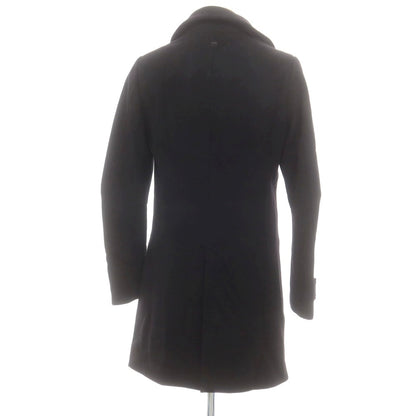 【中古】ジースターロウ G-STAR RAW ウールナイロン ラウンドカラーコート ブラック【 XS 】【 状態ランクC 】【 メンズ 】