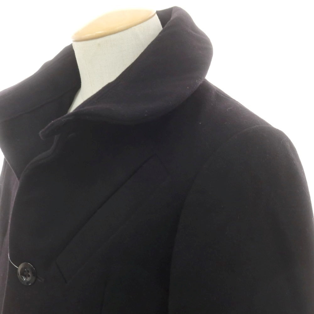 【中古】ジースターロウ G-STAR RAW ウールナイロン ラウンドカラーコート ブラック【サイズXS】【 状態ランクC 】【 メンズ 】 [DPD]