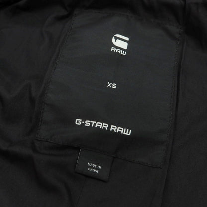【中古】ジースターロウ G-STAR RAW ウールナイロン ラウンドカラーコート ブラック【 XS 】【 状態ランクC 】【 メンズ 】