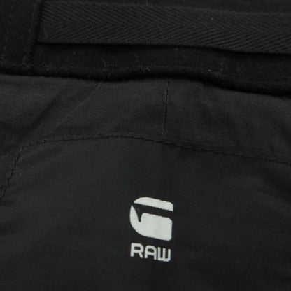 【中古】ジースターロウ G-STAR RAW ウールナイロン ラウンドカラーコート ブラック【 XS 】【 状態ランクC 】【 メンズ 】