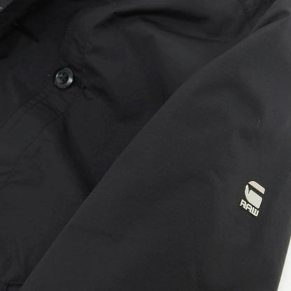 【中古】ジースターロウ G-STAR RAW ナイロン スタンドカラーコート ブラック【 XS 】【 状態ランクC 】【 メンズ 】