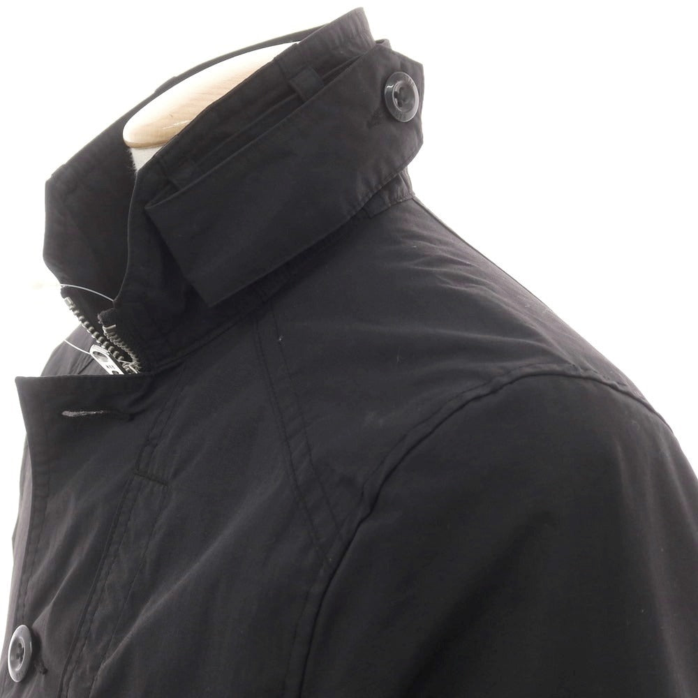 【中古】ジースターロウ G-STAR RAW ナイロン スタンドカラーコート ブラック【 XS 】【 状態ランクC 】【 メンズ 】