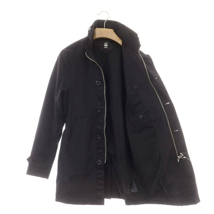 【中古】ジースターロウ G-STAR RAW ナイロン スタンドカラーコート ブラック【サイズXS】【 状態ランクC 】【 メンズ 】 [EPD]