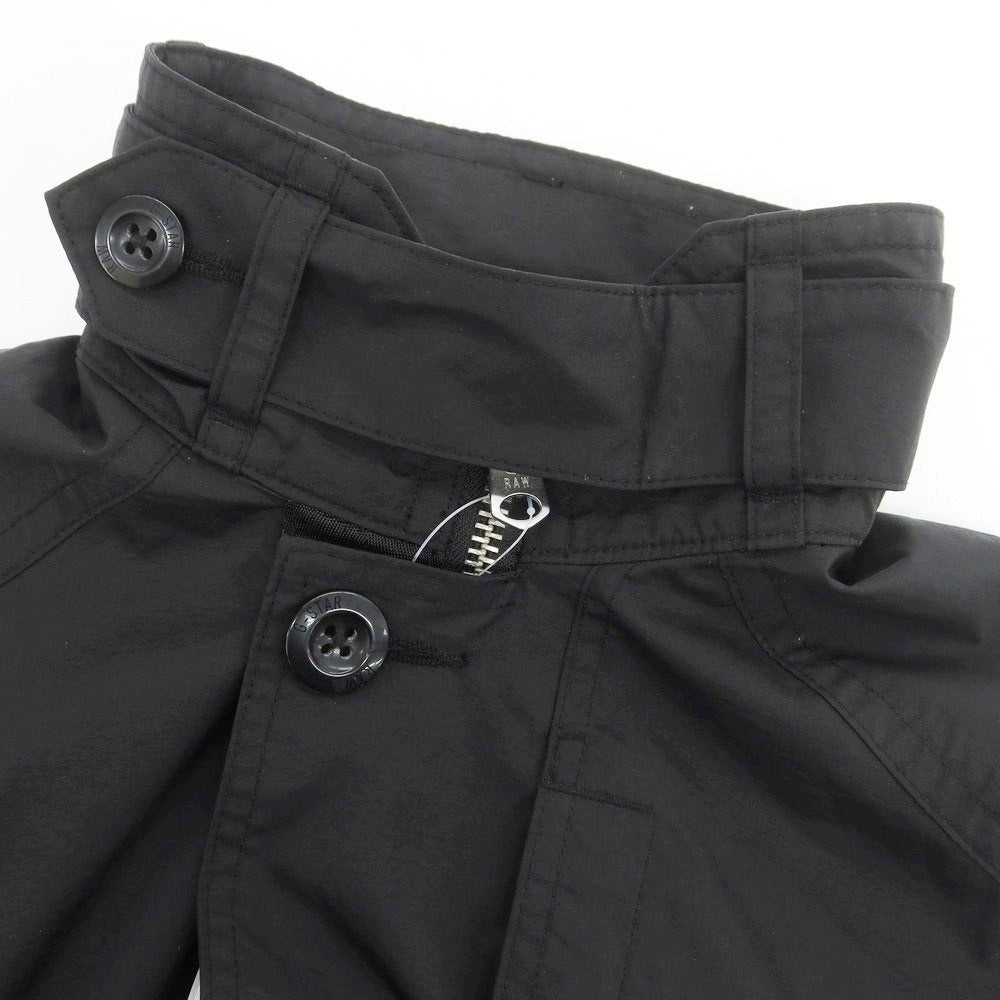 【中古】ジースターロウ G-STAR RAW ナイロン スタンドカラーコート ブラック【サイズXS】【 状態ランクC 】【 メンズ 】 [EPD]