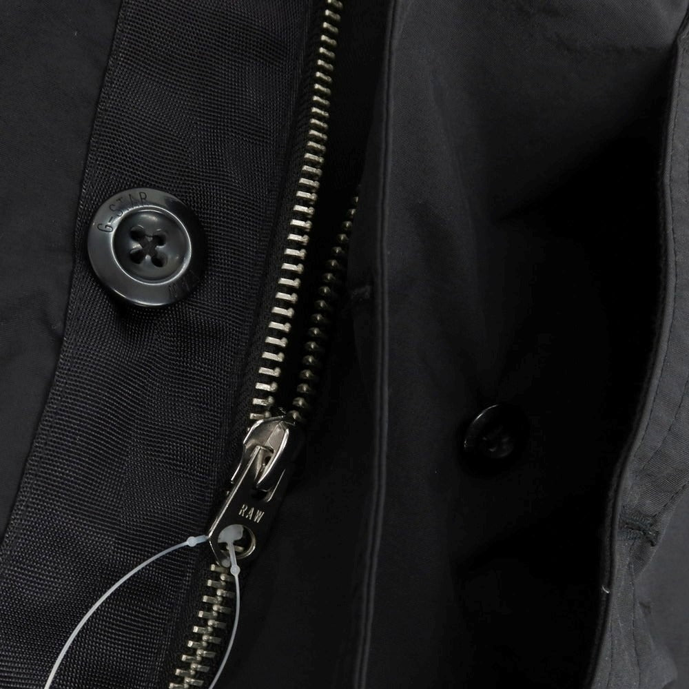 【中古】ジースターロウ G-STAR RAW ナイロン スタンドカラーコート ブラック【 XS 】【 状態ランクC 】【 メンズ 】