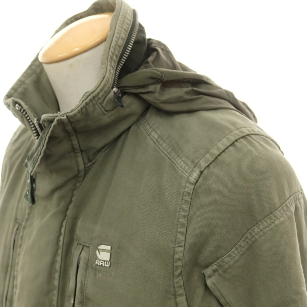 【中古】ジースターロウ G-STAR RAW コットン ミリタリージャケット ミリタリーグリーン【 XS 】【 状態ランクC 】【 メンズ 】