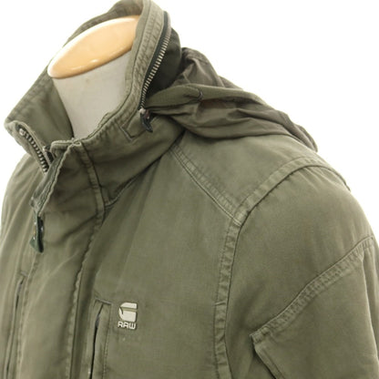 【中古】ジースターロウ G-STAR RAW コットン ミリタリージャケット ミリタリーグリーン【 XS 】【 状態ランクC 】【 メンズ 】
