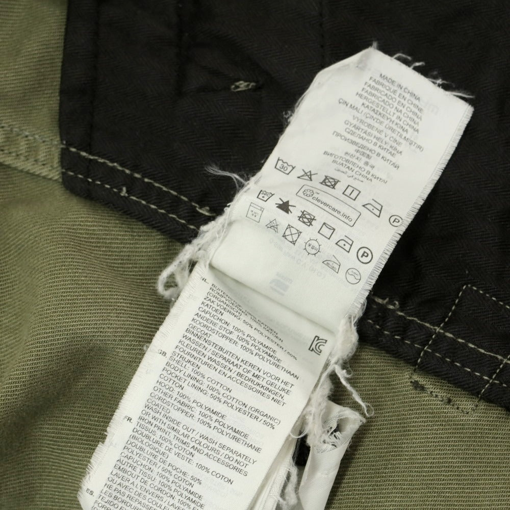 【中古】ジースターロウ G-STAR RAW コットン ミリタリージャケット ミリタリーグリーン【 XS 】【 状態ランクC 】【 メンズ 】