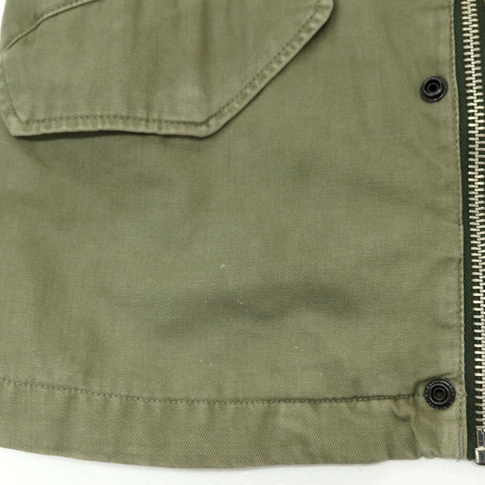 【中古】ジースターロウ G-STAR RAW コットン ミリタリージャケット ミリタリーグリーン【 XS 】【 状態ランクC 】【 メンズ 】