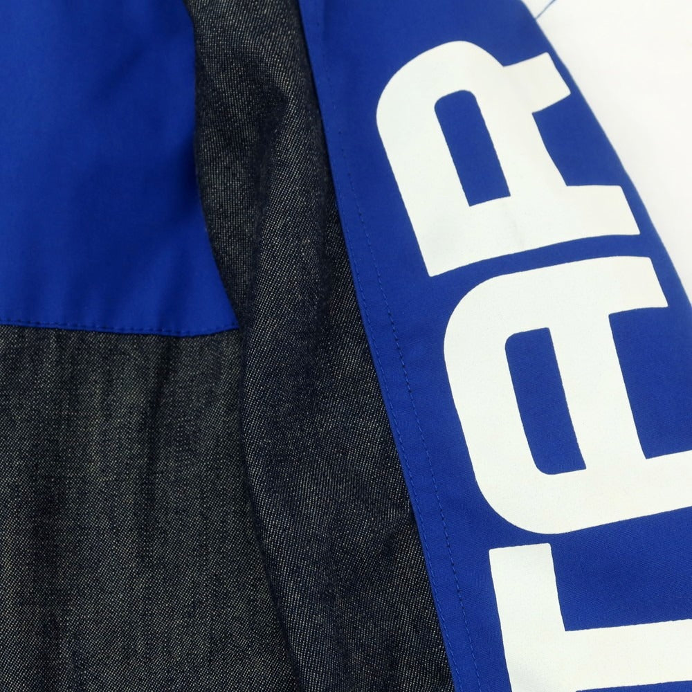 【中古】ジースターロウ G-STAR RAW コットン 生地切り替え デニムジャケット ネイビーxブルー【サイズXS】【 状態ランクB 】【 メンズ 】 [EPD]