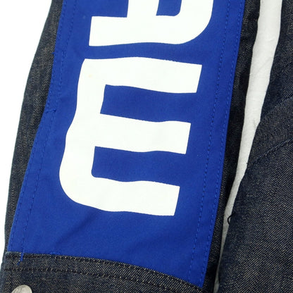 【中古】ジースターロウ G-STAR RAW コットン 生地切り替え デニムジャケット ネイビーxブルー【サイズXS】【 状態ランクB 】【 メンズ 】 [EPD]