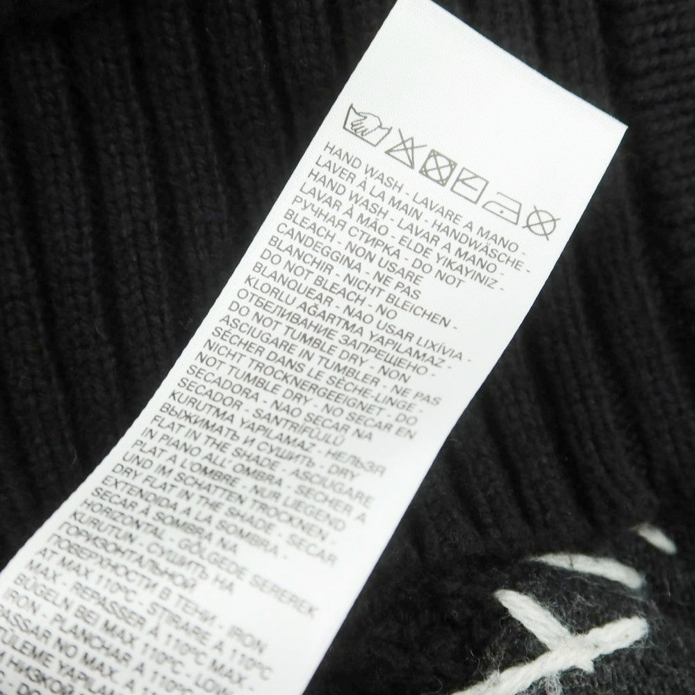 【中古】ディーゼル DIESEL ナイロンコットンウール ジップアップ ニット パーカー ブラック【 S 】【 状態ランクB 】【 メンズ 】