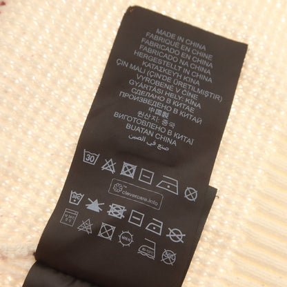 【中古】ジースターロウ G-STAR RAW コットン クルーネック プルオーバーニット アイボリーxレッド系【 XS 】【 状態ランクC 】【 メンズ 】