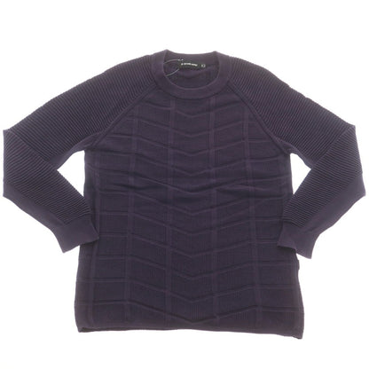 【中古】ジースターロウ G-STAR RAW コットン クルーネック プルオーバーニット ネイビー【 XS 】【 状態ランクC 】【 メンズ 】