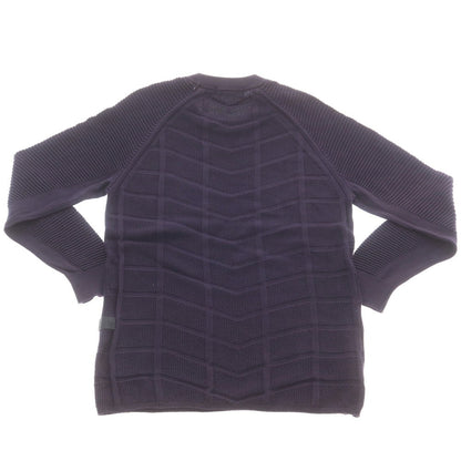 【中古】ジースターロウ G-STAR RAW コットン クルーネック プルオーバーニット ネイビー【 XS 】【 状態ランクC 】【 メンズ 】
