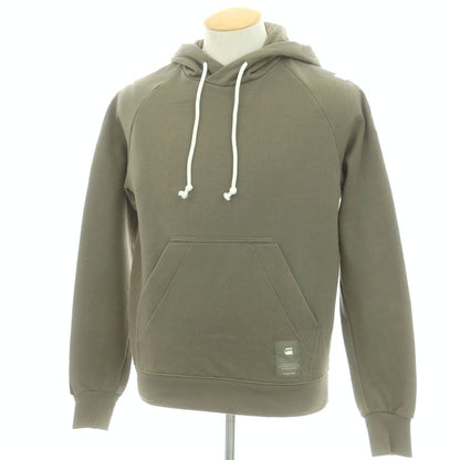 【中古】ジースターロウ G-STAR RAW コットンポリエステル スウェット プルオーバー パーカー オリーブ【 XS 】【 状態ランクB 】【 メンズ 】