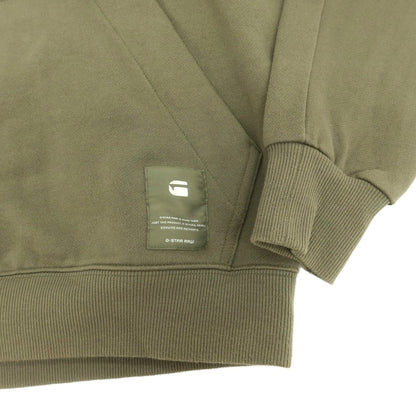 【中古】ジースターロウ G-STAR RAW コットンポリエステル スウェット プルオーバー パーカー オリーブ【 XS 】【 状態ランクB 】【 メンズ 】