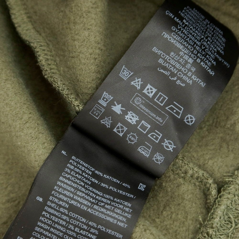 【中古】ジースターロウ G-STAR RAW コットンポリエステル スウェット プルオーバー パーカー オリーブ【サイズXS】【 状態ランクB 】【 メンズ 】 [DPD]