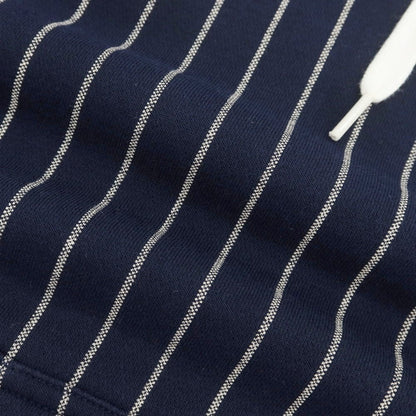 【中古】ジースターロウ G-STAR RAW コットンポリエステル スウェット ストライプ プルオーバー パーカー ネイビーxアイボリー【 S 】【 状態ランクB 】【 メンズ 】