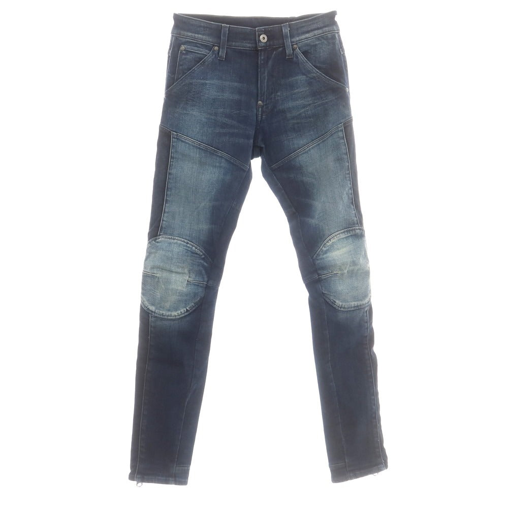 【中古】ジースターロウ G-STAR RAW ストレッチ コットンポリエステル ジーンズ デニムパンツ ネイビー【 28 】【 状態ランクC 】【 メンズ 】
