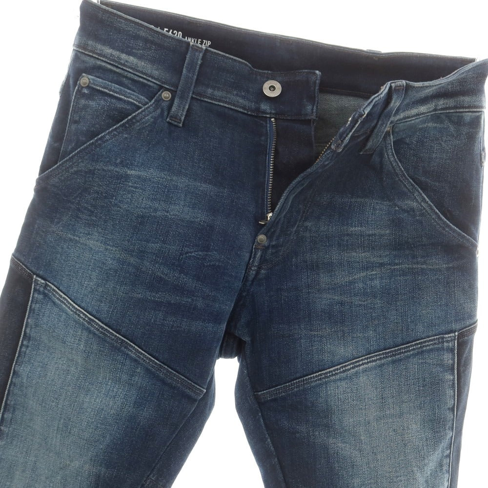 【中古】ジースターロウ G-STAR RAW ストレッチ コットンポリエステル ジーンズ デニムパンツ ネイビー【 28 】【 状態ランクC 】【 メンズ 】
